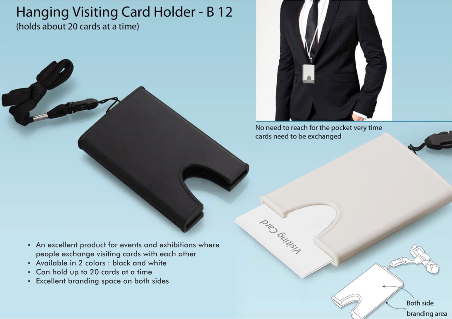 Hanging Visiting card holder