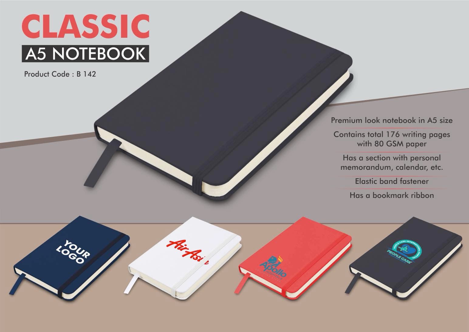 Classic A5 notebook