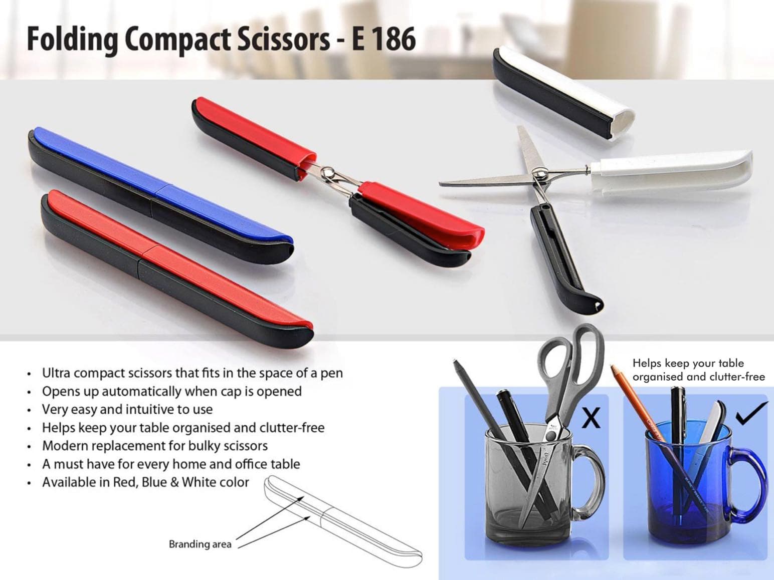 Folding Compact Scissors