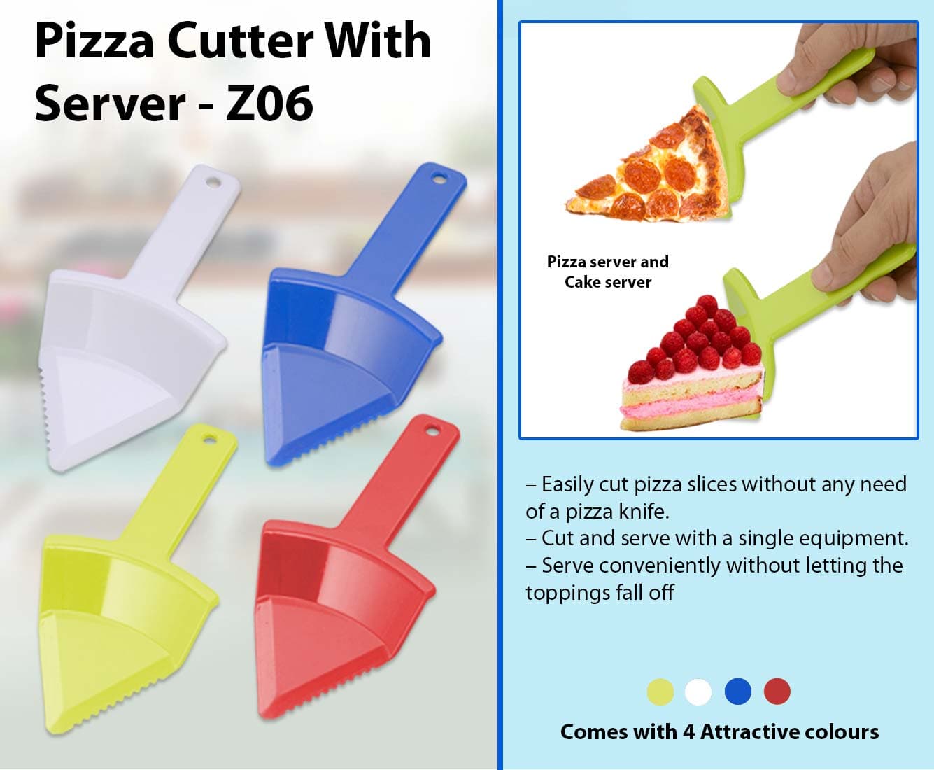 Pizza Cutter with server